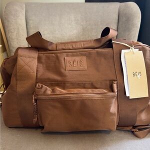 BEIS - The Sport Duffle Backpack - Brown